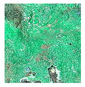 malachite mineral pigment