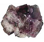purple fluorite mineral